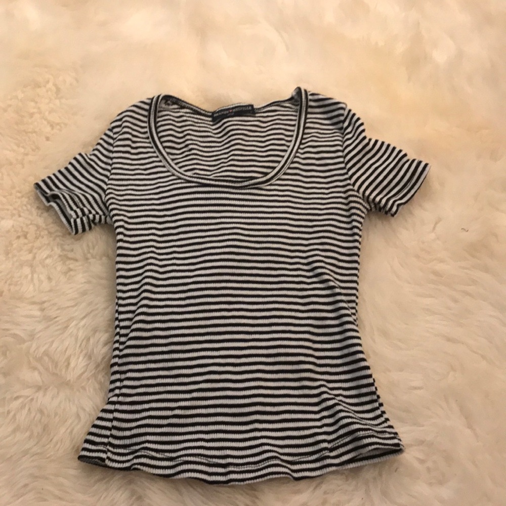 Brandy Melville tight striped shirt